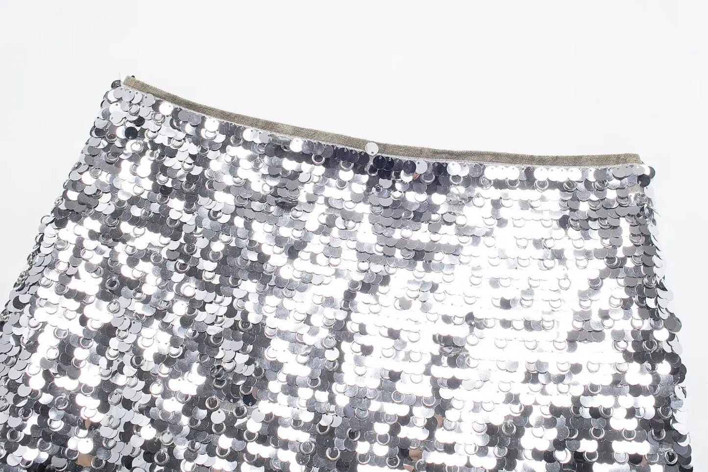 Women's Glitter Sequin Open Vest – Tailored Sparkle for Autumn Nights