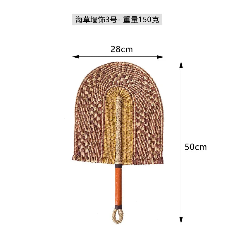 Hand-Woven Seaweed Wall Hanging