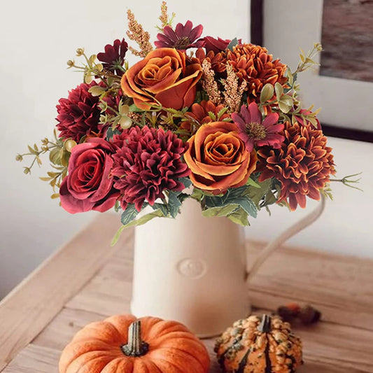 Peony & Rose Silk Bouquet