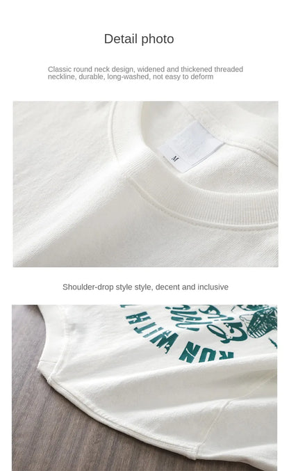 Vintage Trend Heavyweight Short-Sleeved T-Shirt: Built for the Bold