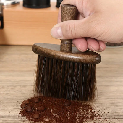 Wooden Coffee Powder Cleaning Brush