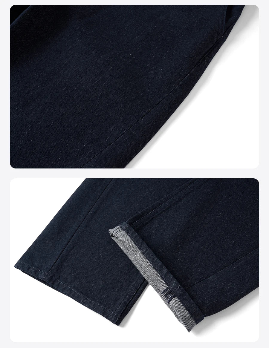 Men's Baggy Fit 12.5oz Denim Jeans – Original Colour, Summer Comfort