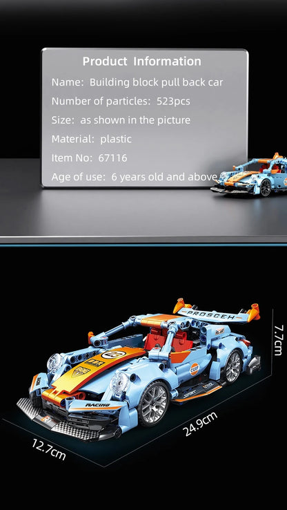 MOC Street Machine: Collector Car Building Kit (Ages 8–Adult)