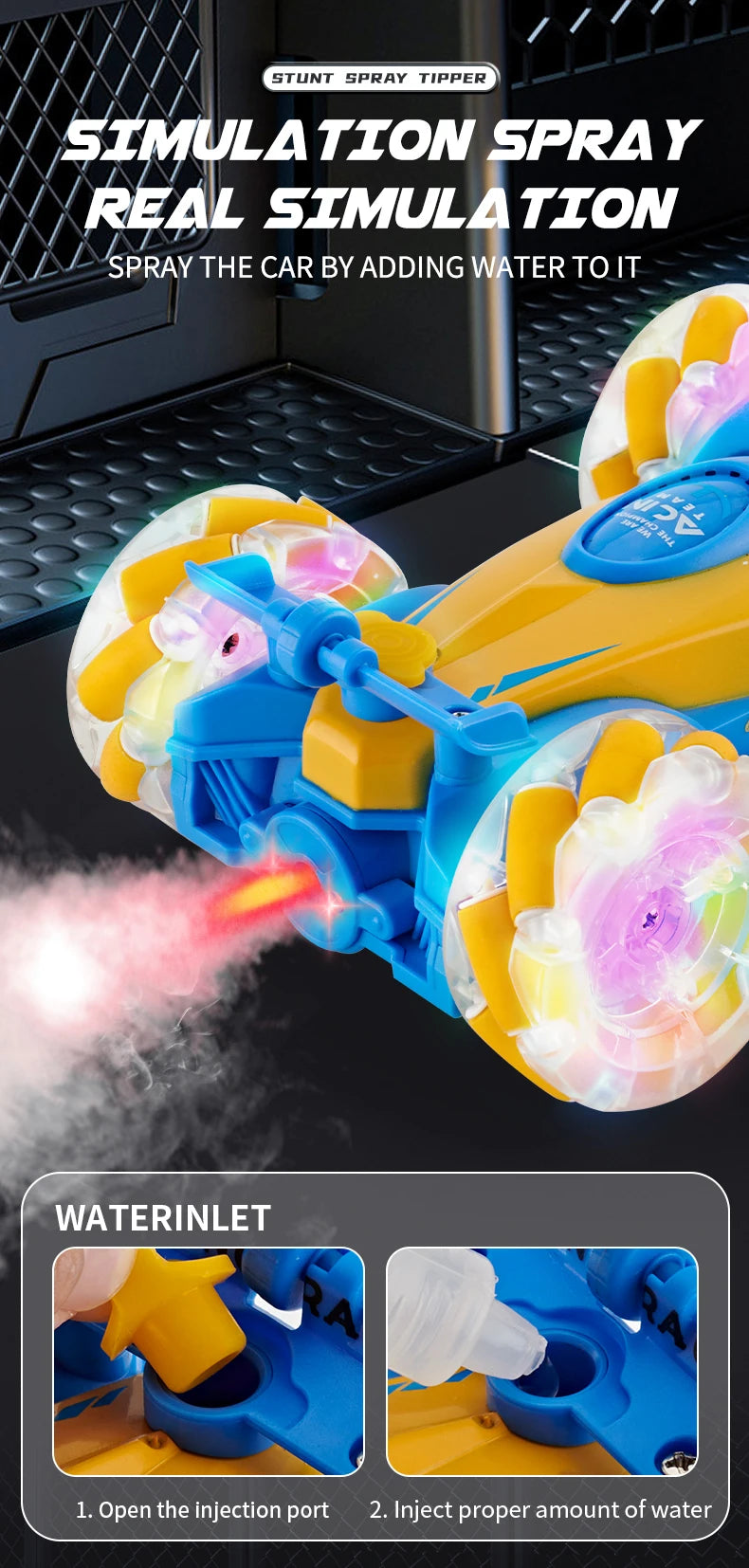 DriftTwist 4WD: Gesture-Control RC Stunt Car (Ages 6+)