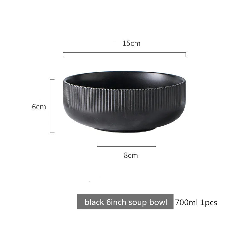 Matte Glazed Ceramic Dinnerware