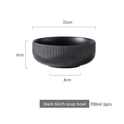 Matte Glazed Ceramic Dinnerware