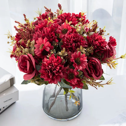 Peony & Rose Silk Bouquet