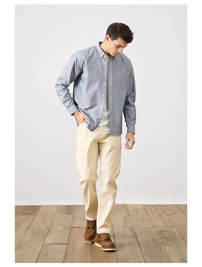 Men's Oversized Oxford Shirt – Refined Casual for Every Season