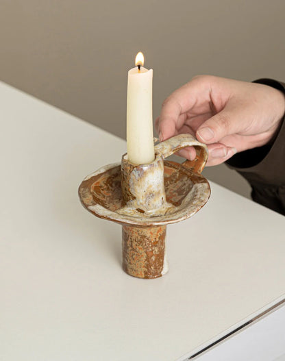 Retro Kitchen Candle Holders Party Designer Ceramic Homestay Candle Holders Decoration Living Room Home & Garden Castiçal Lszt