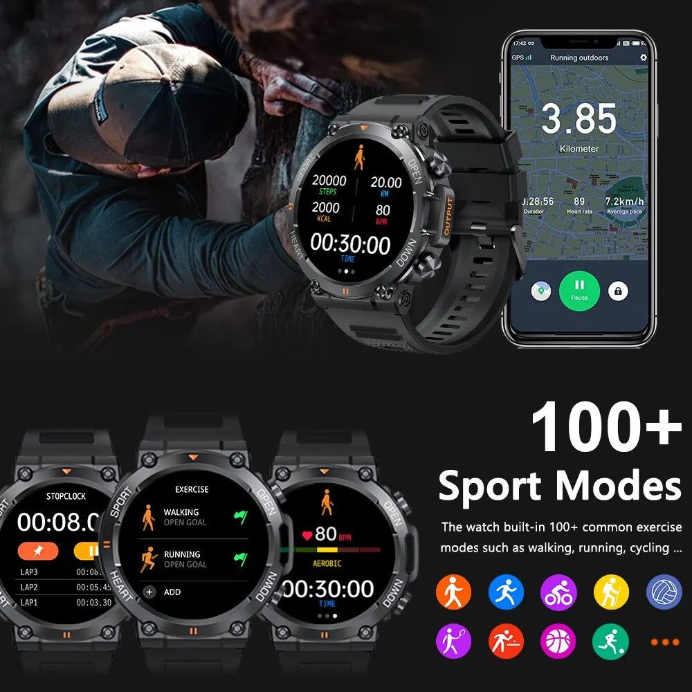 PulseSync 1.39" HD Smartwatch with Bluetooth Calling