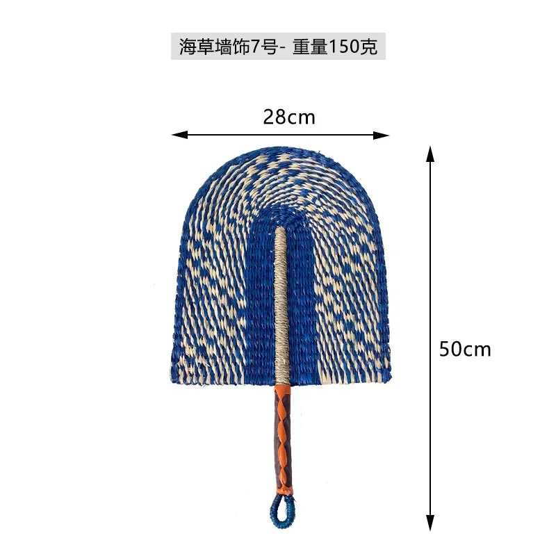 Hand-Woven Seaweed Wall Hanging