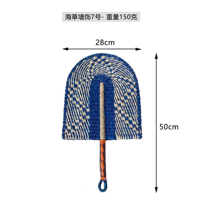 Hand-Woven Seaweed Wall Hanging