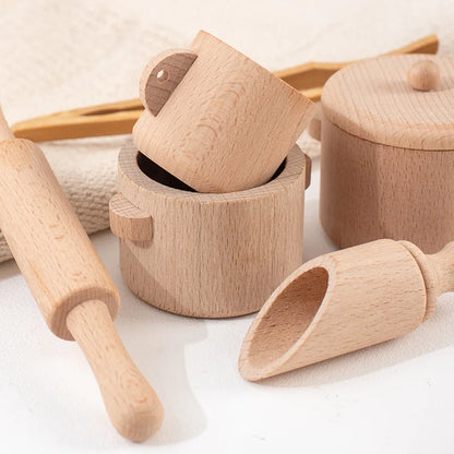 Tea Time & Tinker: Montessori Wooden Kitchen & Tea Set (Ages 3–6)