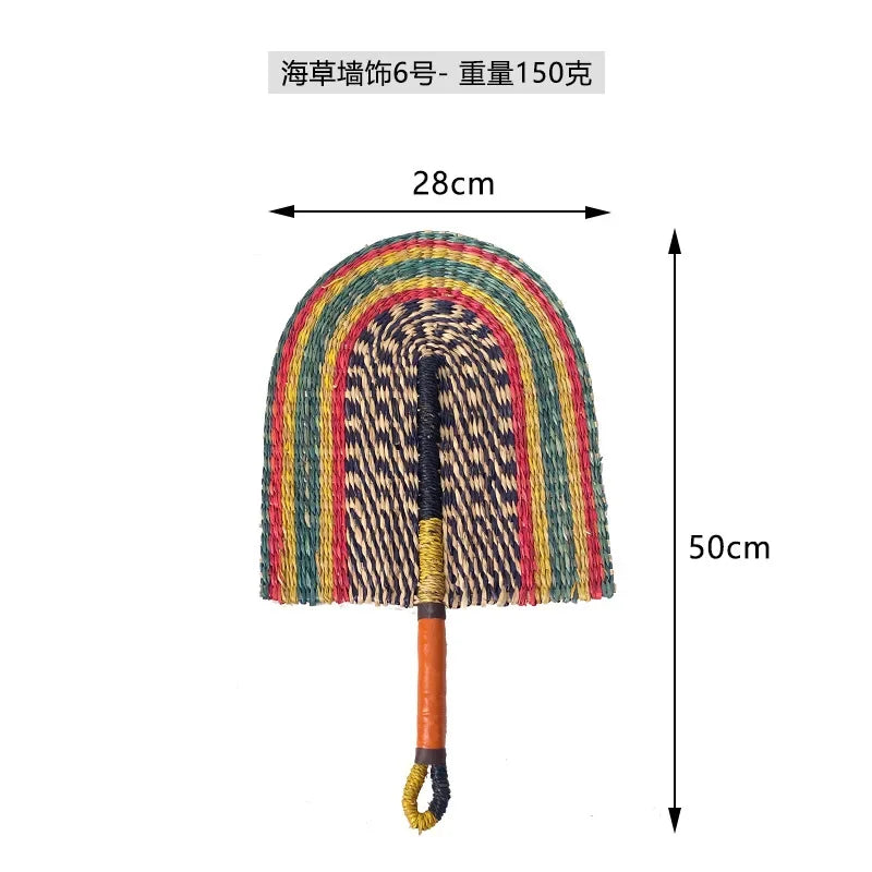 Hand-Woven Seaweed Wall Hanging
