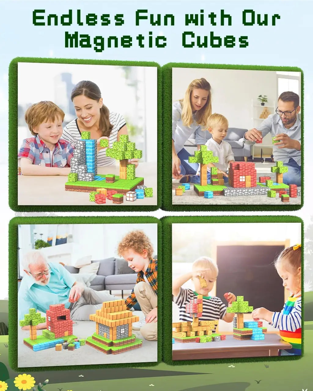 Magnet World Builder: 100-Piece Magnetic Blocks Set (Ages 4–12)