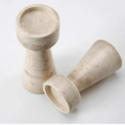 Homestay Retro Stone Candle Holder