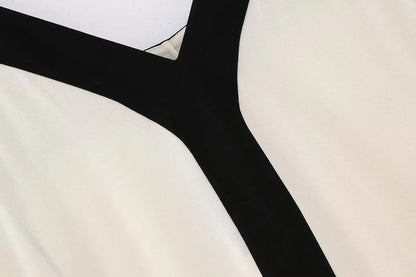 Camisole Dress Summer Sexy – Women's V-Neck Lace-Up Midi Dress