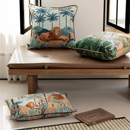 Vintage Floral Velvet Throw Pillow Covers Home Art Deco Pillowcase Square Pillow Case Cushion Cover for Bed Sofa Living Room Car