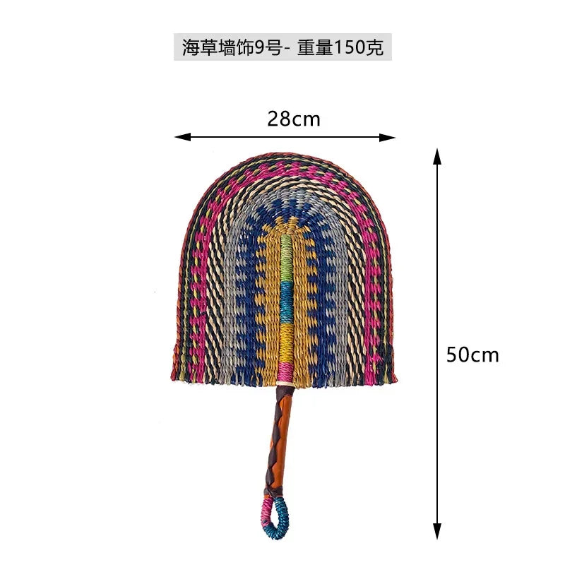 Hand-Woven Seaweed Wall Hanging