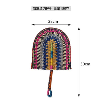 Hand-Woven Seaweed Wall Hanging