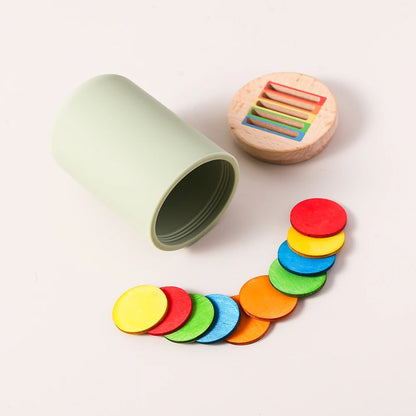 ColourMatch Bucket: Montessori Silicone Sorting Toy (Ages 1–3)