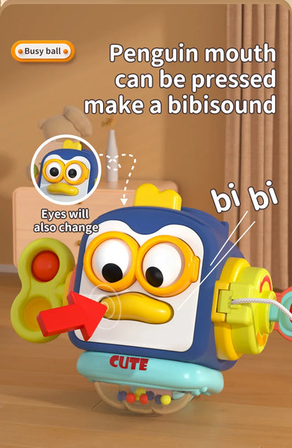 BusyCube 10-in-1: Montessori Sensory Lock-Box (Ages 3–6)