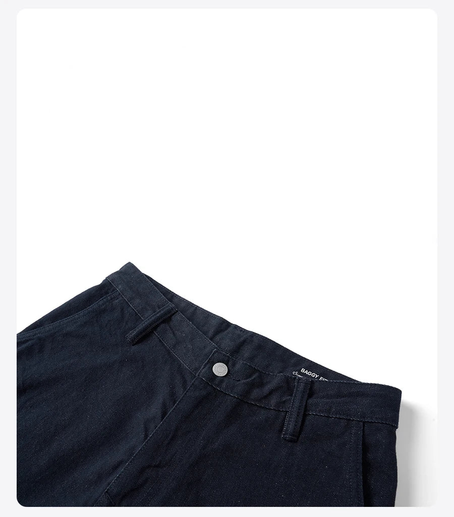 Men's Baggy Fit 12.5oz Denim Jeans – Original Colour, Summer Comfort