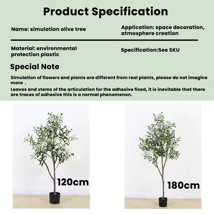 Realistic Artificial Olive Tree