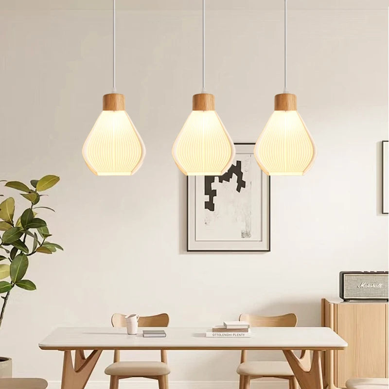 Art 3D Printing Chandelier Simple Modern Restaurant Light Net Red Cream Wind Bedroom Bedside Atmosphere bar Chandelier