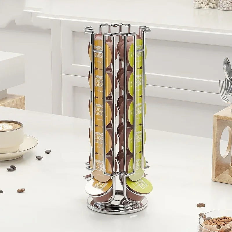 Rotating Coffee Capsule Holder (24 Capsules)