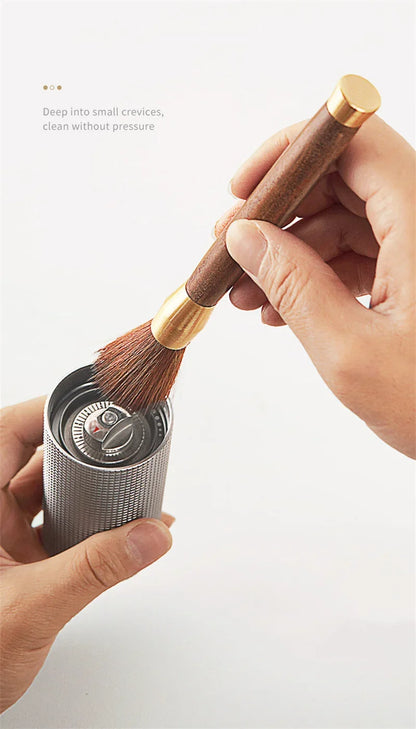 Barista’s Wooden Coffee Grinder Cleaning Brush
