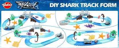 Blue Ocean Shark Track: Flexible Racing Adventure (Ages 3–8)