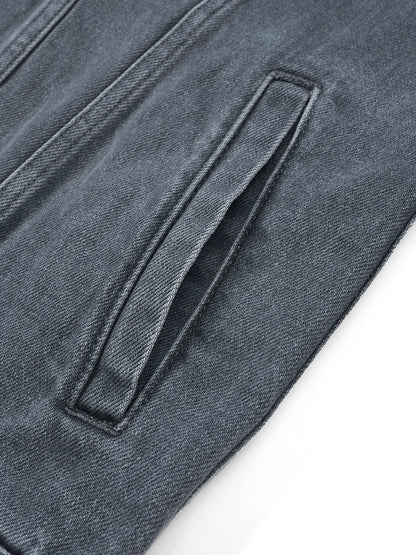 Men's Oversized Classic Denim Jacket – 12oz Washed Style With a Modern Fit