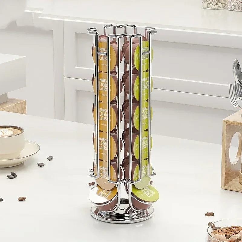 Rotating Coffee Capsule Holder (24 Capsules)