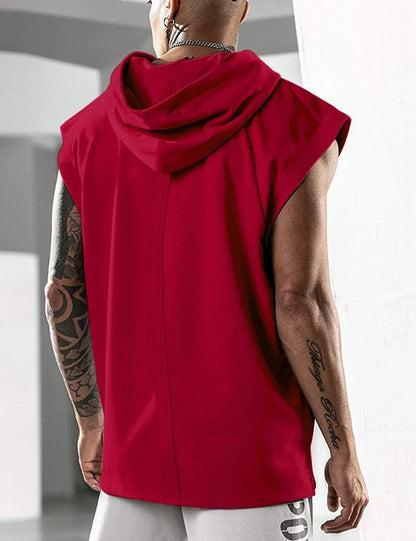 Men's Hooded Tank Top – Sleeveless Comfort with Streetwear Attitude