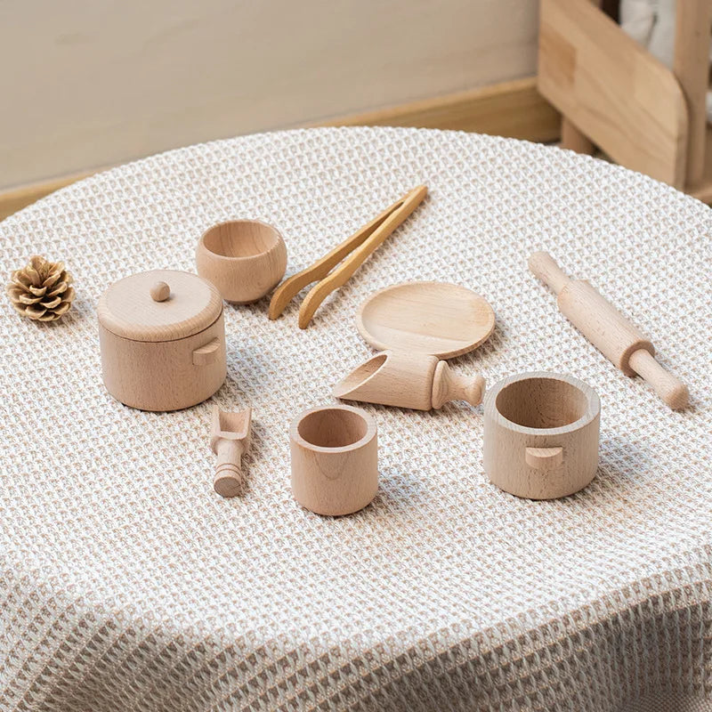 Tea Time & Tinker: Montessori Wooden Kitchen & Tea Set (Ages 3–6)