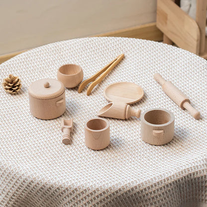 Tea Time & Tinker: Montessori Wooden Kitchen & Tea Set (Ages 3–6)