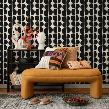 Black Geometric Wallpaper