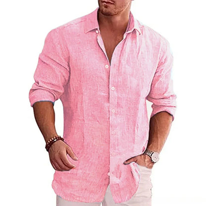 Coastline Shirt: Cotton-Linen Ease for Modern Days