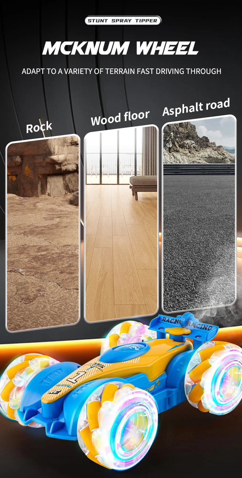 DriftTwist 4WD: Gesture-Control RC Stunt Car (Ages 6+)