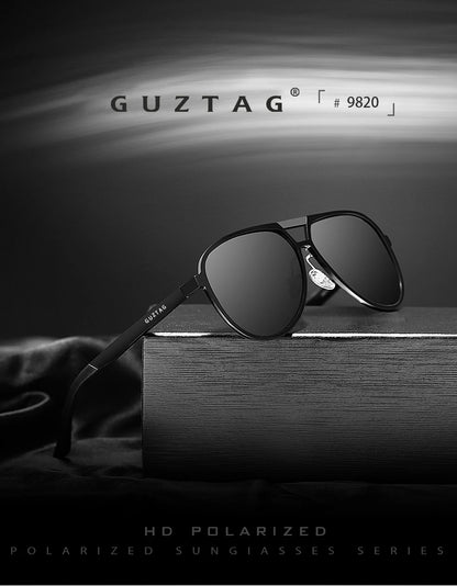 AeroPilot: Polarised UV400 Aluminium Sunglasses for Men