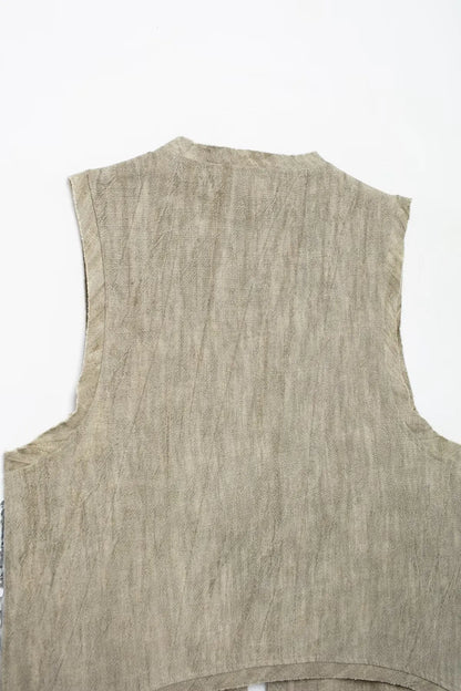 Women's Glitter Sequin Open Vest – Tailored Sparkle for Autumn Nights