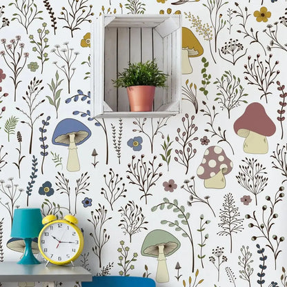 Mushroom Paradise Wallpaper