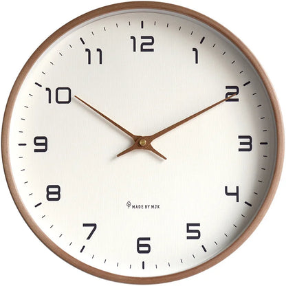 Nordic Quiet: 12'' Wooden Wall Clock