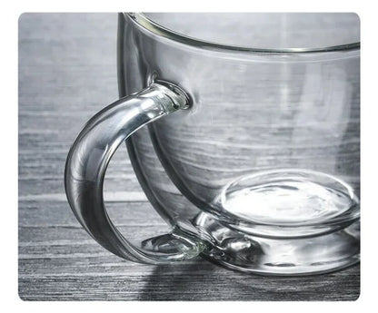 Double Wall Glass Coffee Mug