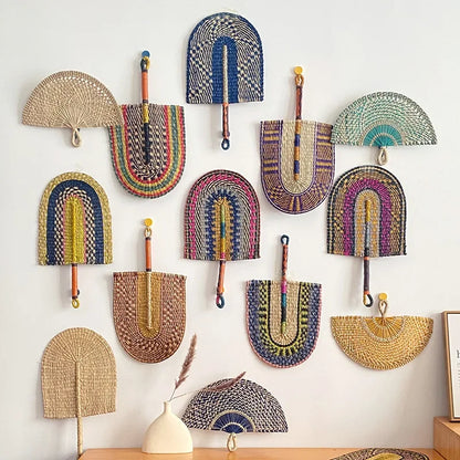 Hand-Woven Seaweed Wall Hanging