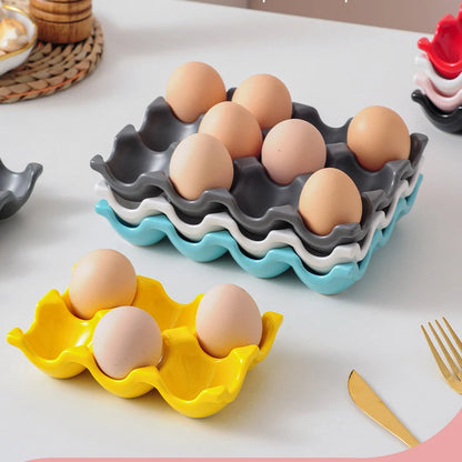 Ceramic Egg Storage Tray