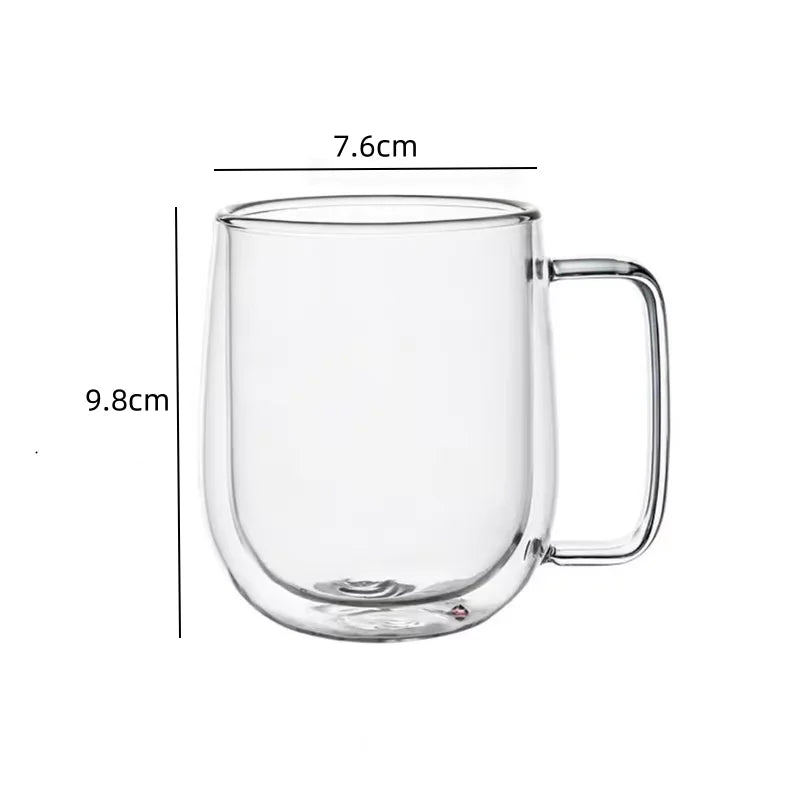 Double Wall Glass Coffee Mug