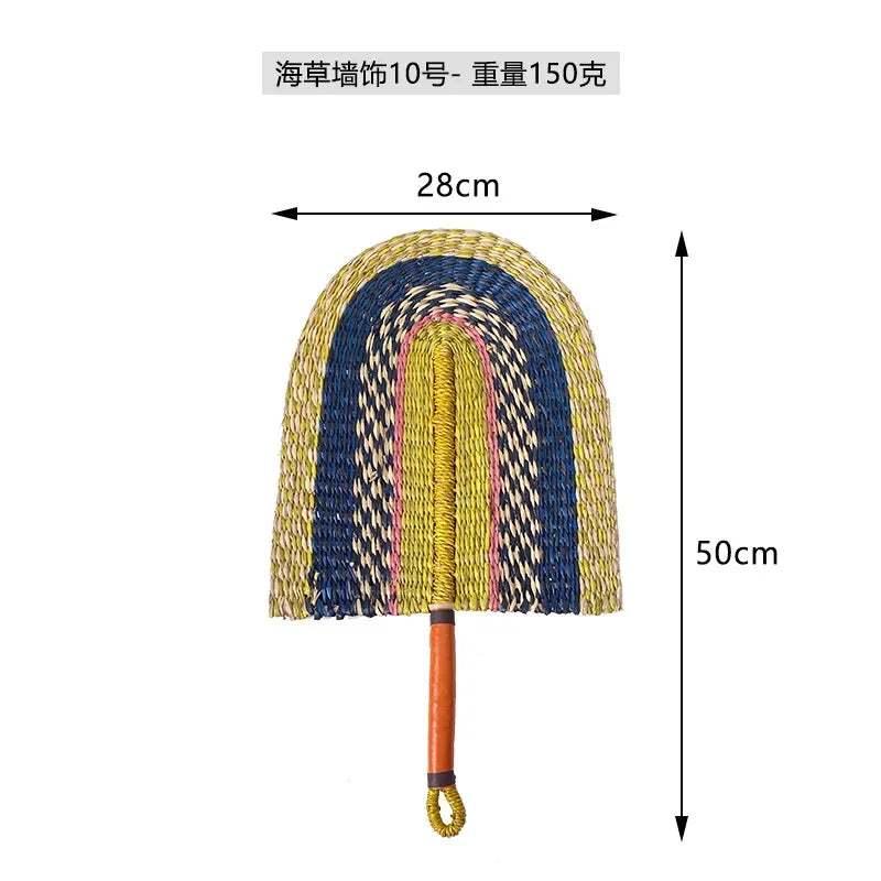 Hand-Woven Seaweed Wall Hanging