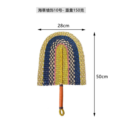 Hand-Woven Seaweed Wall Hanging